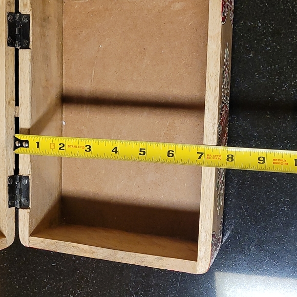 Decorative Keepsake Wooden Box - Picture 9 of 11